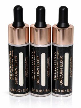 Revolution Liquid Highlighter Unicorn Elixir 3 Pack
